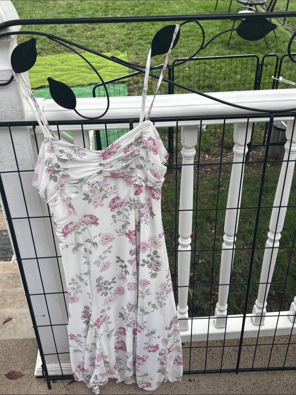 Medium shark bite midi dress